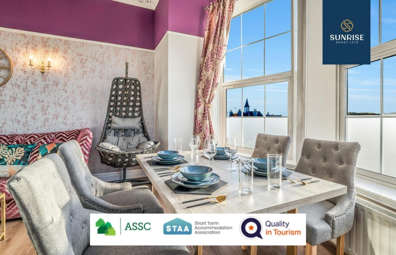 Presidential Apartment, Family Home, Luxury Bedrooms, 2 Rooms, 1 King Bed, 2 Single Beds, Free Wifi, Free Parking, Tourists, Business Travelers, Relocation, Beautiful River Views, - Long Stays, Invoice And Reduced Price Are Only Via Sunrise Short Let Dundee Luaran gambar