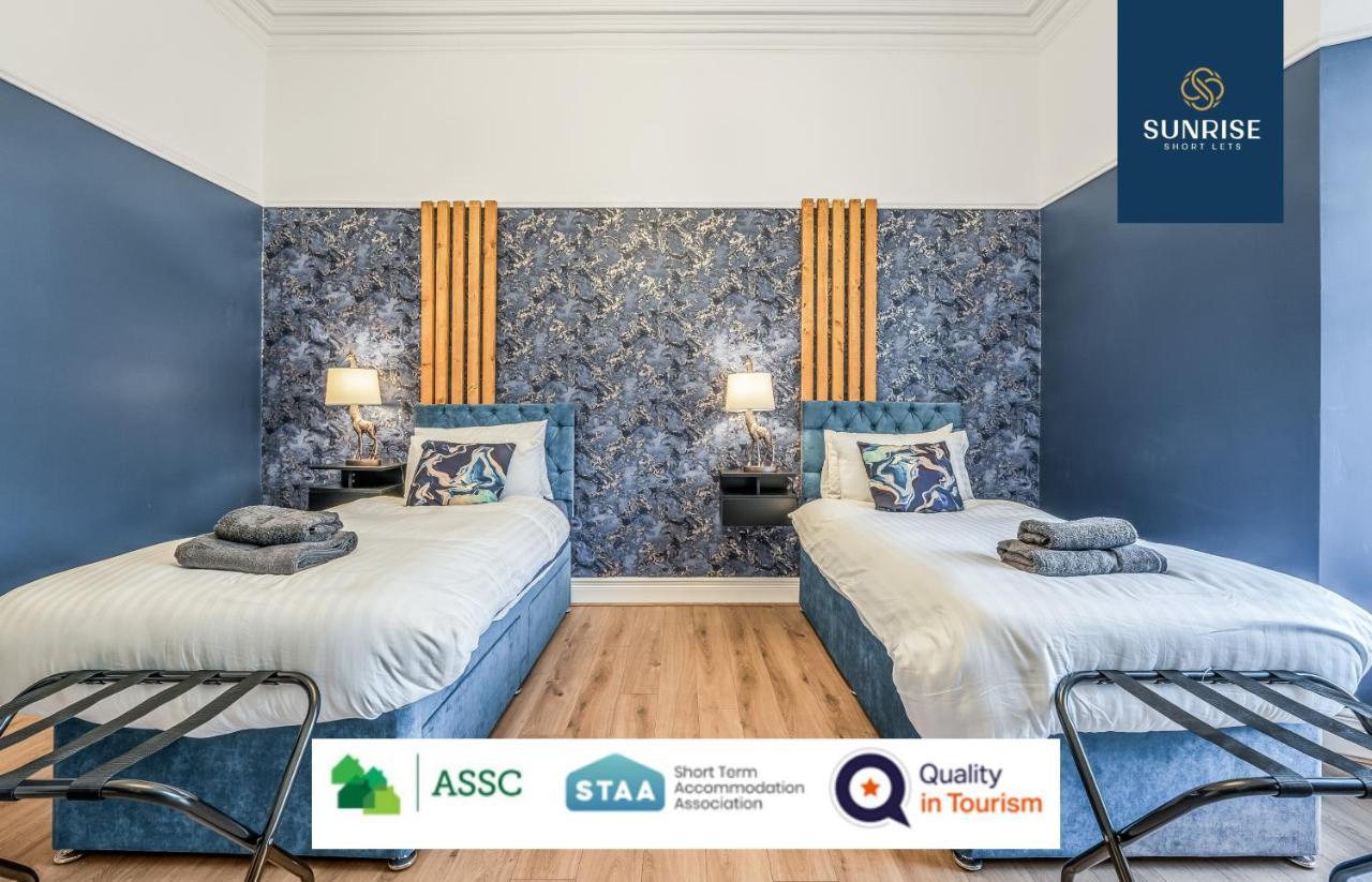 Presidential Apartment, Family Home, Luxury Bedrooms, 2 Rooms, 1 King Bed, 2 Single Beds, Free Wifi, Free Parking, Tourists, Business Travelers, Relocation, Beautiful River Views, - Long Stays, Invoice And Reduced Price Are Only Via Sunrise Short Let Dundee Luaran gambar
